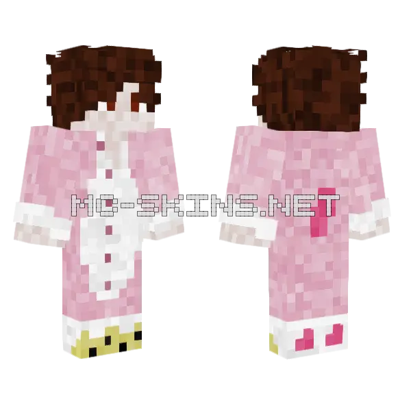 For Kjebab Minecraft skin, front and back