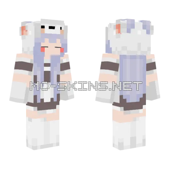 For Moot 3 Minecraft skin, front and back