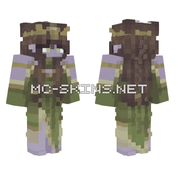 For My Build Minecraft skin, front and back