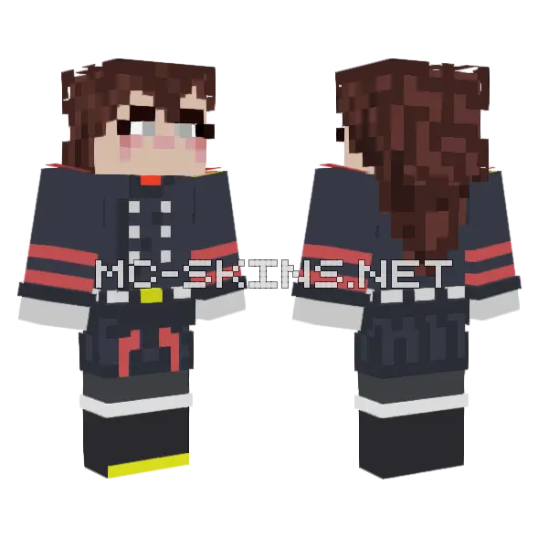 For My Friend Minecraft skin, front and back