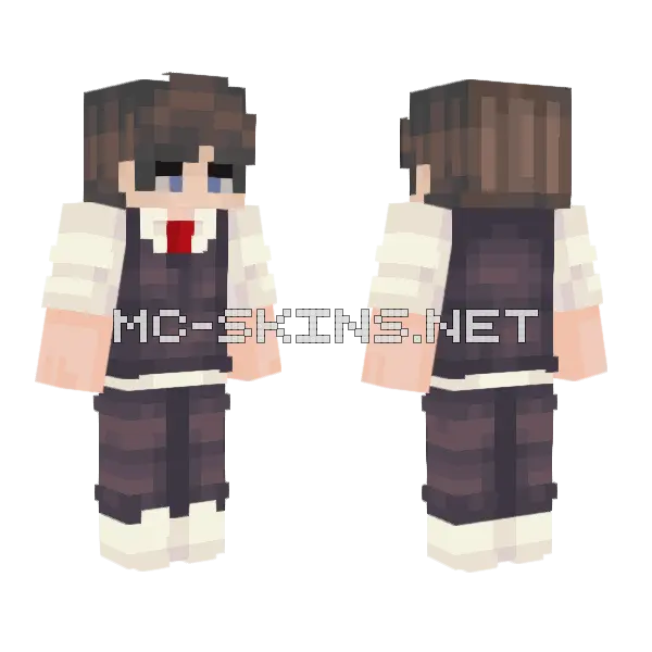 For My Friend Minecraft skin, front and back