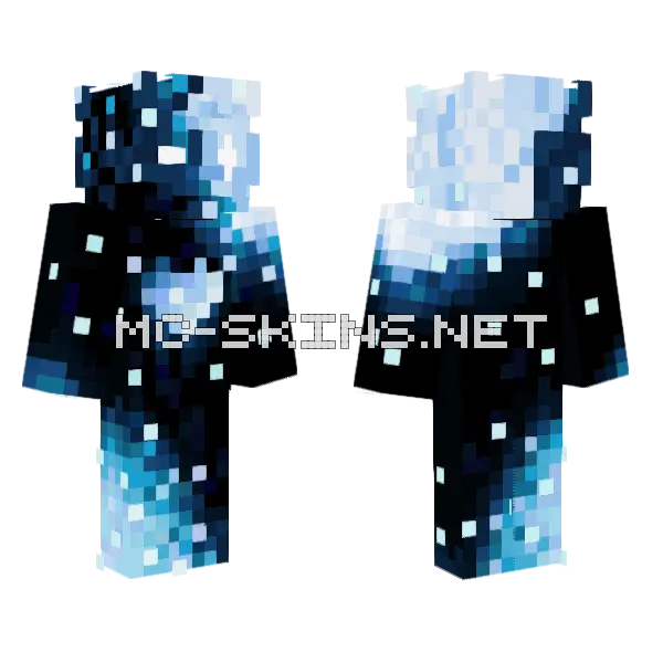 For My Friends 1234567 Minecraft skin, front and back