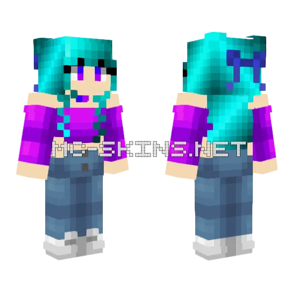 For My Mom Minecraft skin, front and back