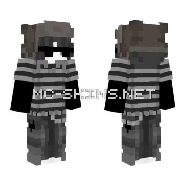 For Op Aspect Minecraft skin, front and back