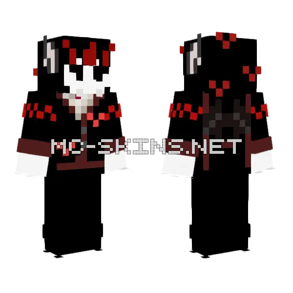 For Star Reupload Minecraft skin, front and back