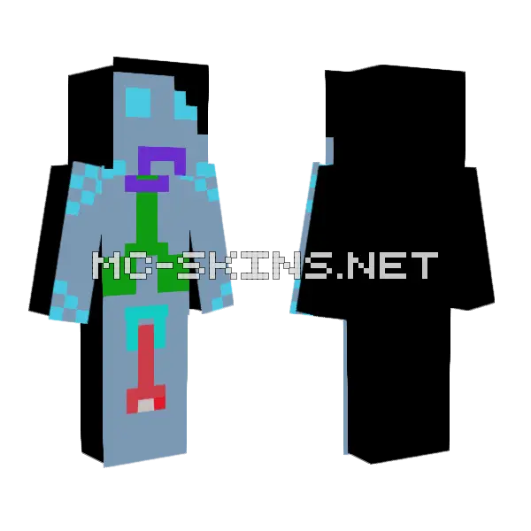 For Those Who Know Minecraft skin, front and back