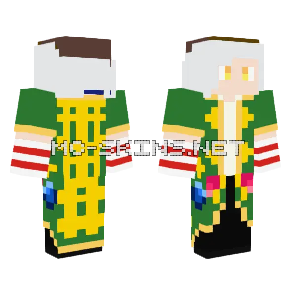 Foras Echo Minecraft skin, front and back