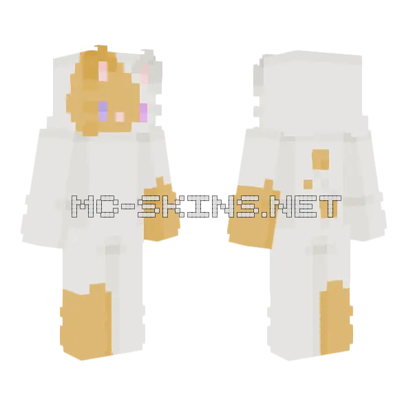 Forest Cats Have Fleas Minecraft skin, front and back