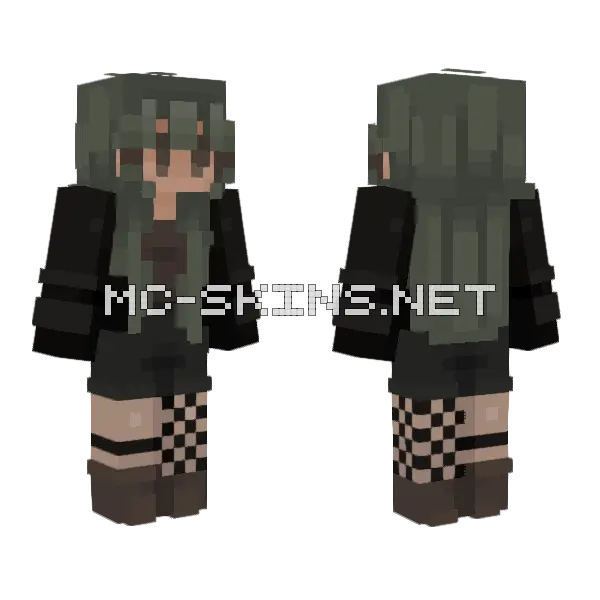 Forest Edge Character Minecraft skin, front and back