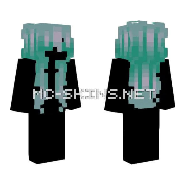 Forest Glow HB Minecraft skin, front and back