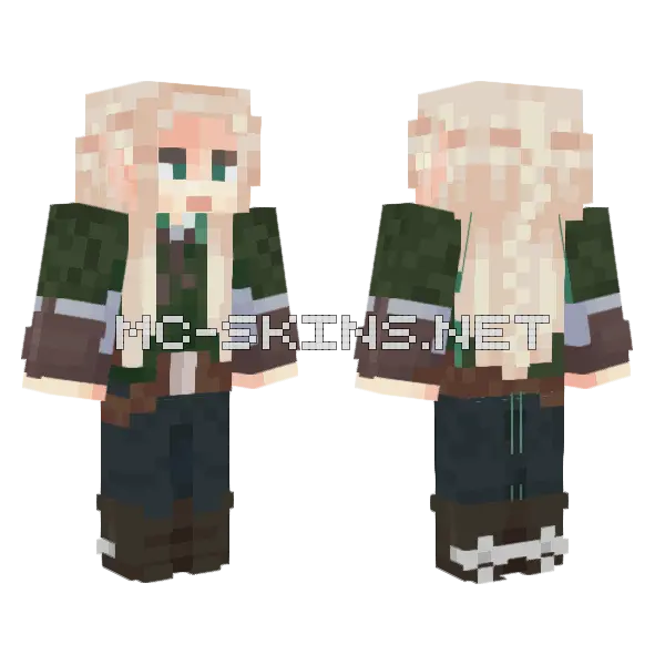 Forest Scout Outfit, front and back