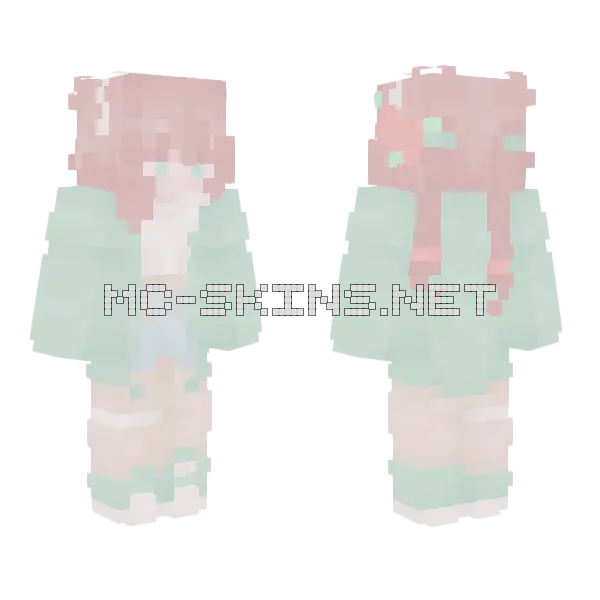 Forest Stone OC Minecraft skin, front and back