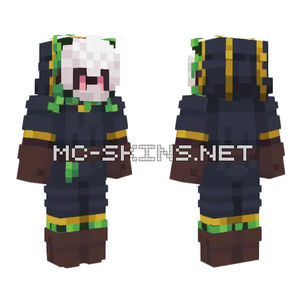 Forest Voodoo Minecraft skin, front and back