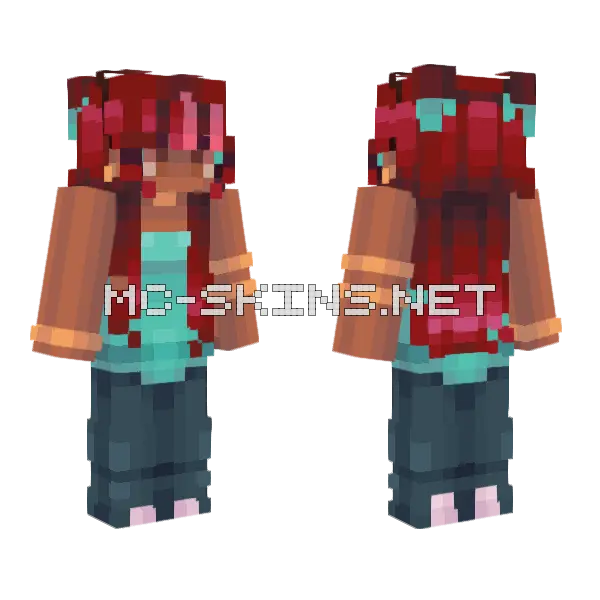 Forever Rce Minecraft skin, front and back