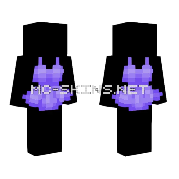 Forget Me Not Ob Minecraft skin, front and back