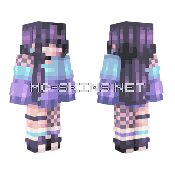 Forgiveness Minecraft skin, front and back