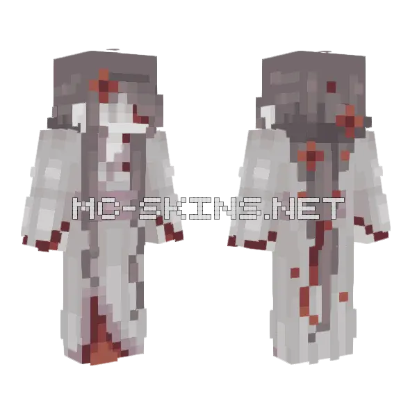 Forgotten Flower Minecraft skin, front and back