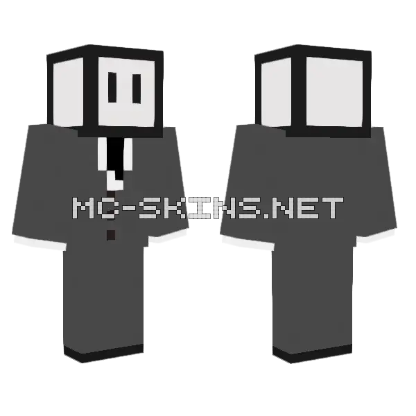 Formal Black Suit, front and back