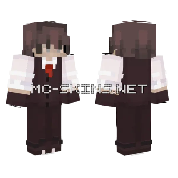 Formal Black Suit, front and back
