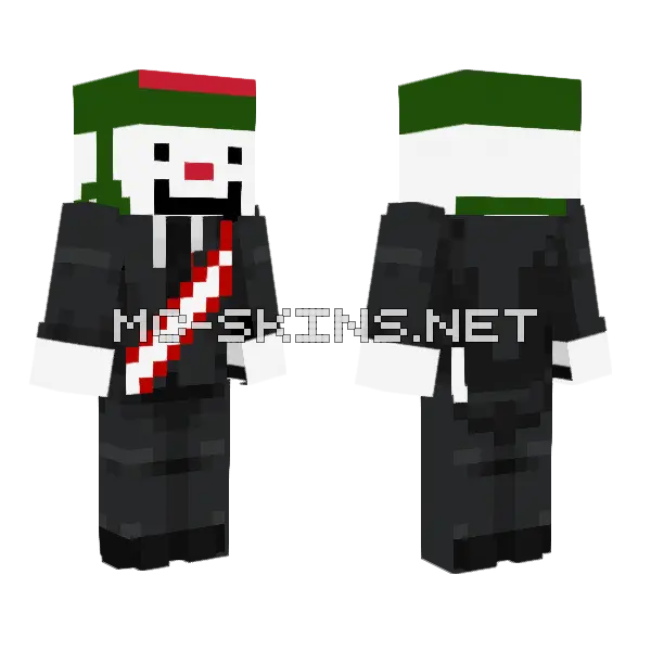 Formal Black Suit, front and back