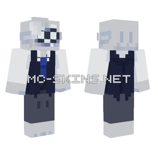 Formal Blue Suit, front and back