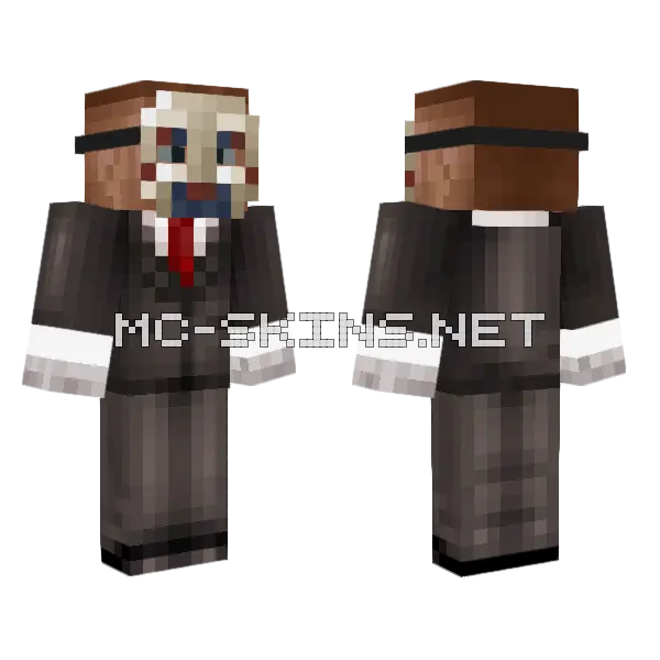 Formal Business Suit, front and back