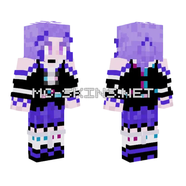 Formal Lumy Minecraft skin, front and back