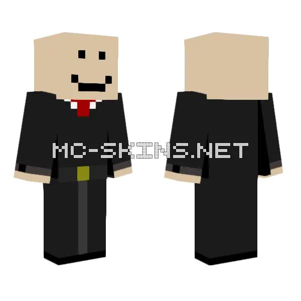 Formal Suit Guy, front and back