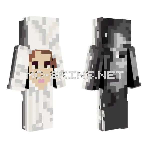 Formal White Suit, front and back