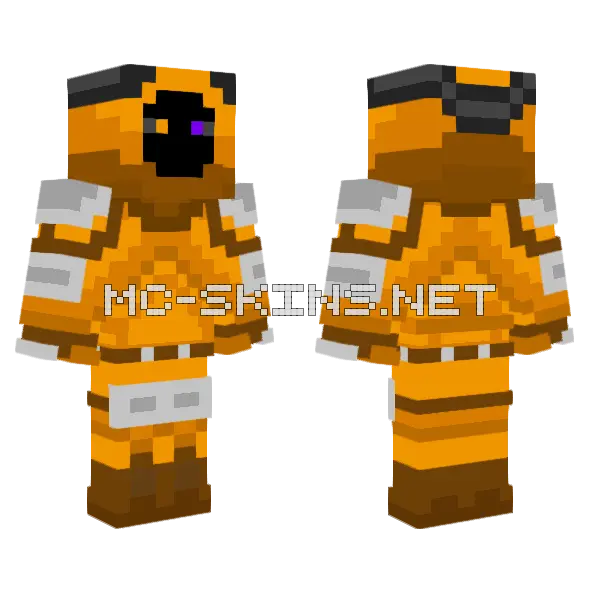 Forsaken Eclipse V2 Minecraft skin, front and back