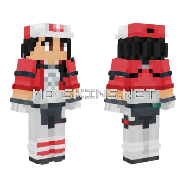 Fortnite Remedy Minecraft skin, front and back