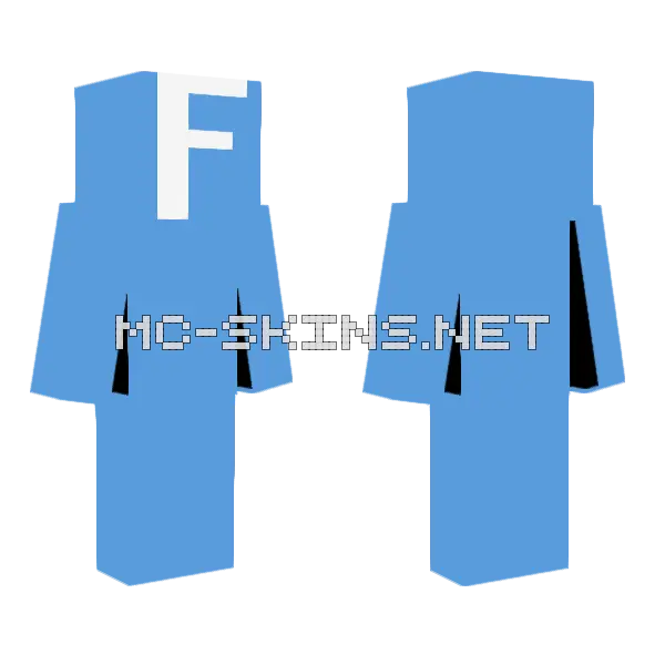 Fortnite Skin Minecraft skin, front and back