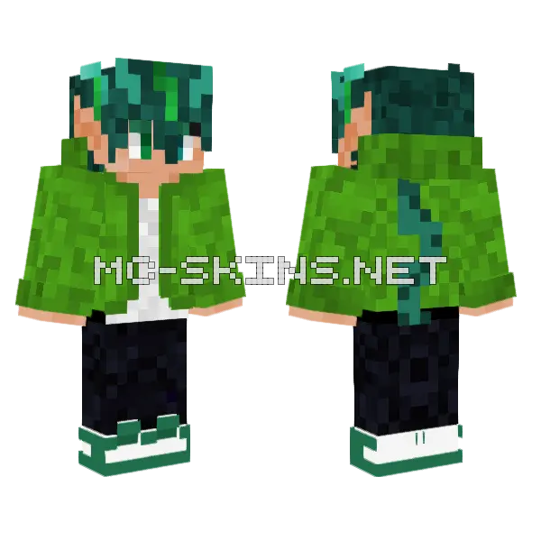 Four OC Minecraft skin, front and back