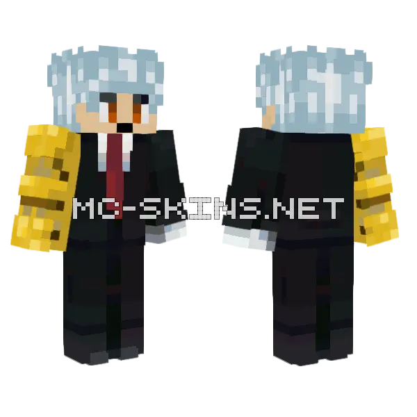 Fox Sin Of Greed Ren Minecraft skin, front and back