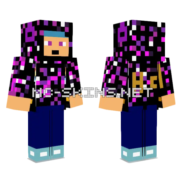 Foxboiup Minecraft skin, front and back