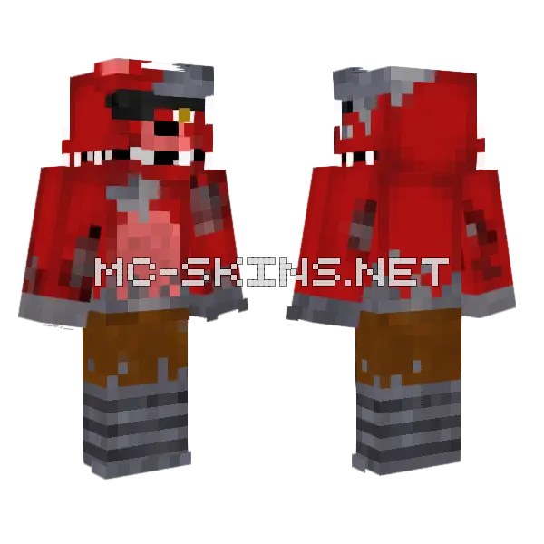 Foxy Pirate, front and back