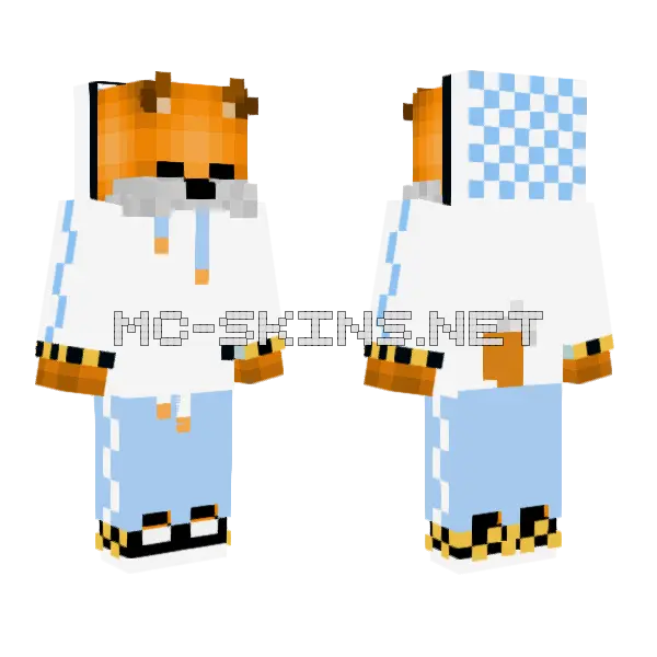 Foxy Skin Minecraft skin, front and back