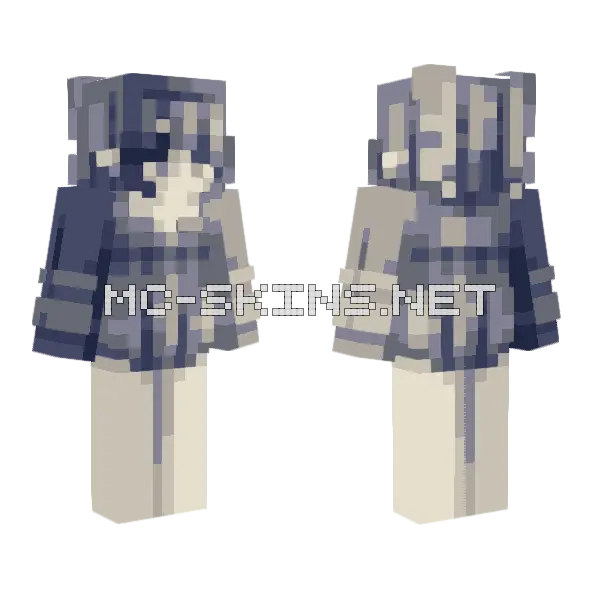 Fragile Fantasy Minecraft skin, front and back