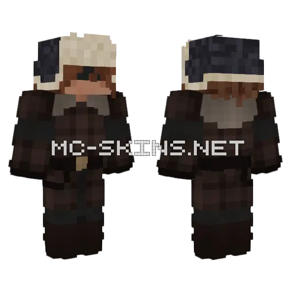 Francis Remastered Minecraft skin, front and back
