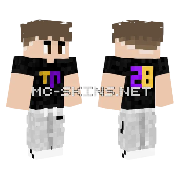 Franeczek Minecraft skin, front and back