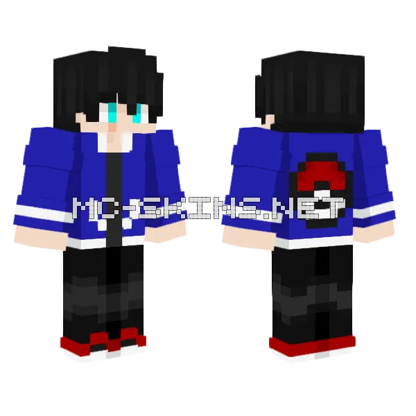 Frank Entrenador Minecraft skin, front and back