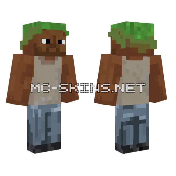 Frank Ocean Minecraft skin, front and back