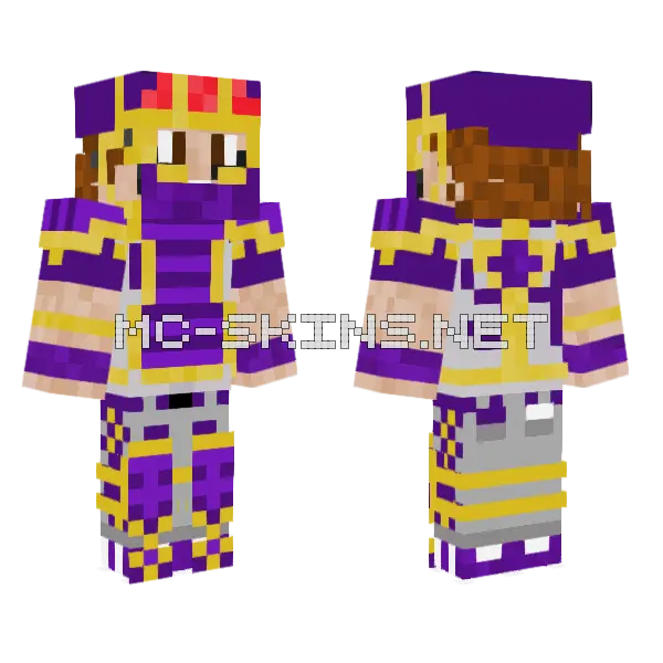 Franky Minecraft skin, front and back