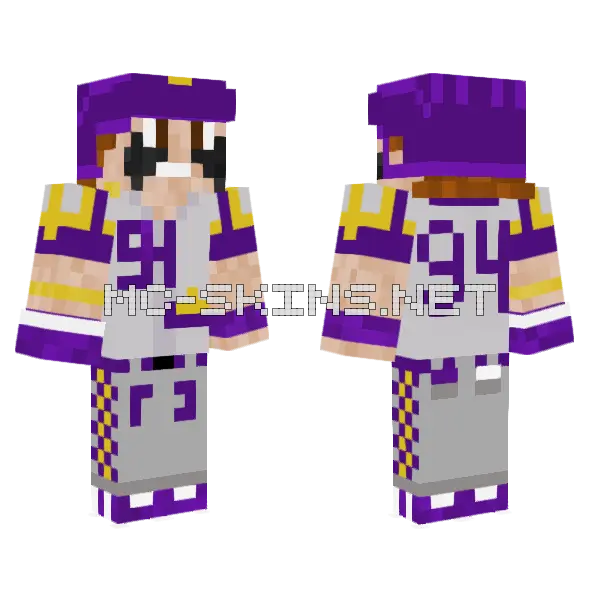 Franky Hits Tanks Minecraft skin, front and back