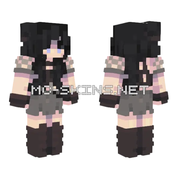 Frantic Melody Repeat Minecraft skin, front and back