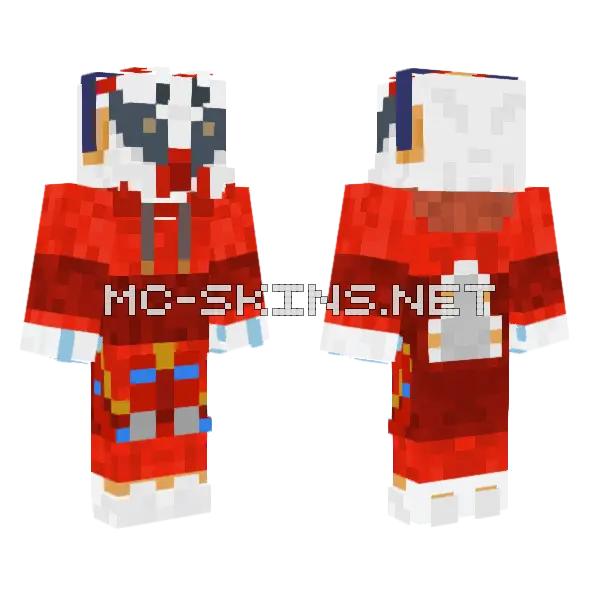 Fraybug Minecraft skin, front and back