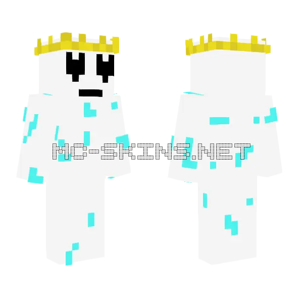 Freddizzz Minecraft skin, front and back
