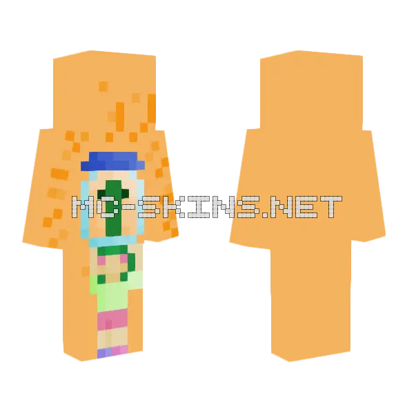 Free Pickle For Chxrryreturnsagain Minecraft skin, front and back