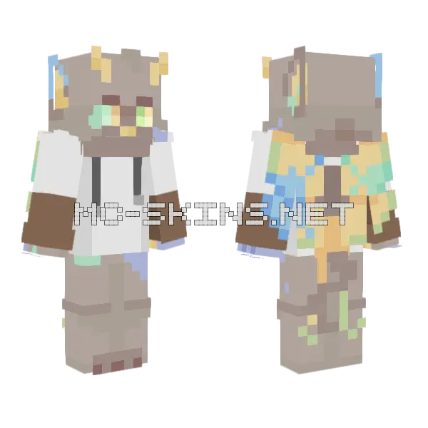Freebie Custom Skin 4 Minecraft skin, front and back