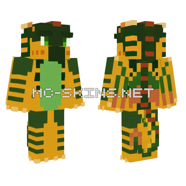 Freedom Wof Minecraft skin, front and back